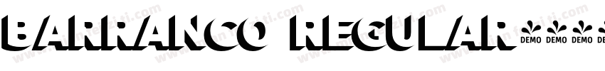 Barranco Regular字体转换